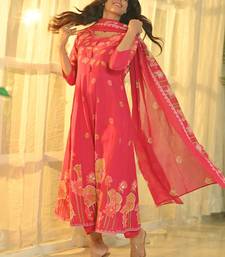 Women Floral Printed Panelled Pure Cotton Kurta with Trousers & With Dupatta
