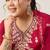 Plus Size Ethnic Motifs Embroidered Regular Kurta with Trousers & With Dupatta