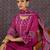 Floral Embroidered Round Neck Pure Cotton Straight Kurta With Trousers & Dupatta