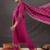 Floral Embroidered Round Neck Pure Cotton Straight Kurta With Trousers & Dupatta