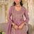 Women Ethnic Motifs Embroidered Regular Thread Work Kurta with Palazzos & With Dupatta
