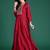 Floral Yoke Design Sequinned Kurta With Trousers & Dupatta