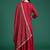 Floral Yoke Design Sequinned Kurta With Trousers & Dupatta