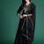 Ethnic Motifs Zari Embroidered Liva Kurta With Sharara & Dupatta