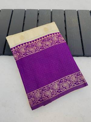 Multicolor art silk blend sarees with blouse 5