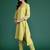 Solid High Low Kurta with Trousers