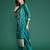 Ethnic Motifs Woven Design Zari Kurta With Trousers & Dupatta