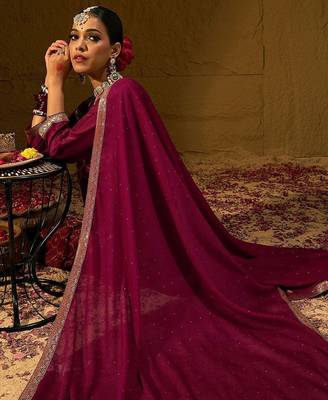 Floral Embroidered Jacquard Straight Kurta With Trousers & Dupatta 3