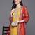 Ethnic Motifs Embroidered Gotta Patti Kurta with Trousers & Dupatta