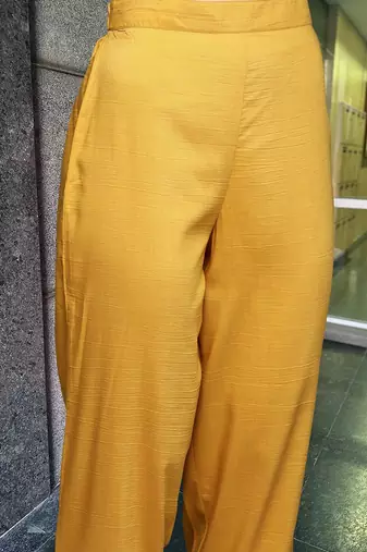 Ethnic Motifs Embroidered Gotta Patti Kurta with Trousers & Dupatta