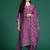 Floral Embroidered Kurta With Trousers & Dupatta