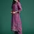 Floral Embroidered Kurta With Trousers & Dupatta