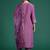 Floral Embroidered Kurta With Trousers & Dupatta