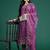 Floral Embroidered Kurta With Trousers & Dupatta