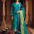 Women Ethnic Motifs Embroidered Regular Sequinned Kurta with Trousers set