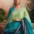 Women Ethnic Motifs Embroidered Regular Sequinned Kurta with Trousers set