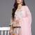 Women Embroidered Regular Thread Work Kurta with Trousers & Dupatta