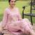 Women Floral Embroidered Regular Mirror Work Pure Cotton Kurta with Trousers