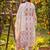 Women Floral Printed Regular Beads and Stones Pure Cotton Kurta with Trousers & With Dupatta