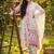 Women Floral Printed Regular Beads and Stones Pure Cotton Kurta with Trousers & With Dupatta