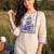 Women Floral Embroidered Regular Thread Work Pure Cotton Kurta with Trousers