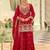 Ethnic Motifs Embroidered Kurta With Palazzos & Dupatta