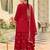 Ethnic Motifs Embroidered Kurta With Palazzos & Dupatta
