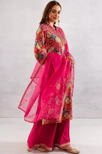 Women Ethnic Motifs Printed Regular Kurta with Palazzos & Dupatta