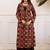 Women Printed Regular Beads and Stones Work Kurta with Palazzos
