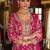 Ethnic Motifs Embroidered Zari V-Neck Straight Kurta & Palazzos With Dupatta