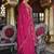 Ethnic Motifs Embroidered Zari V-Neck Straight Kurta & Palazzos With Dupatta