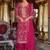 Ethnic Motifs Embroidered Zari V-Neck Straight Kurta & Palazzos With Dupatta