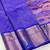 Royalblue color art silk blend sarees with blouse