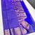 Royalblue color art silk blend sarees with blouse
