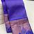 Royalblue color art silk blend sarees with blouse