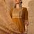 Floral Embroidered Mirror Work Pure Cotton Kurta With Trousers & Dupatta