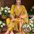 Women Floral Embroidered Regular Thread Work Kurta Wth Trousers & Dupatta