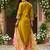 Women Floral Embroidered Regular Thread Work Kurta Wth Trousers & Dupatta