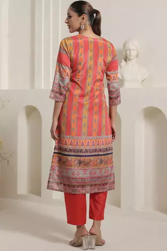 Women Ethnic Motifs Printed Regular Kurta With Trousers & Dupatta