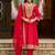 Women Embroidered Regular Thread Work Kurta with Trousers & Dupatta