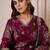 Women Floral Printed Regular Chanderi Silk Kurta with Trousers & With Dupatta