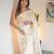 Offwhite color art silk blend sarees with blouse