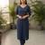 Women V-Neck Straight Kurta with Trouser
