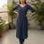 Women V-Neck Straight Kurta with Trouser