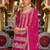 Adults-Women Woven Design Embroidered Kurta with Palazzos & Dupatta