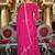 Adults-Women Woven Design Embroidered Kurta with Palazzos & Dupatta