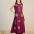 Floral Embroidered Notch Neck Thread Work Pure Cotton Straight Kurta & Palazzos