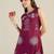 Floral Embroidered Notch Neck Thread Work Pure Cotton Straight Kurta & Palazzos