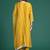 Floral Embroidered Thread Work Kurta With Trousers & Dupatta