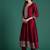 Ethnic Motifs Embroidered Sequinned Kurta with Trousers & With Dupatta